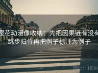 樱花动漫像收纳：先把因果链有没有跳步归位再把例子标注为例子